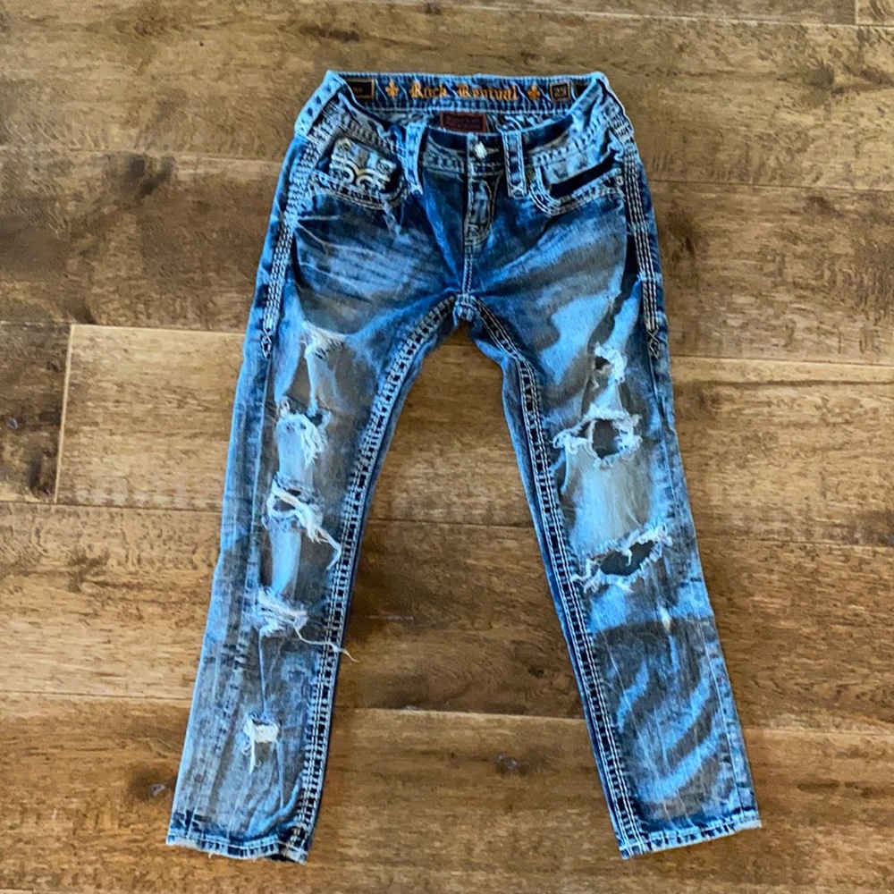 Rock Revival Jena Cropped Jeans
